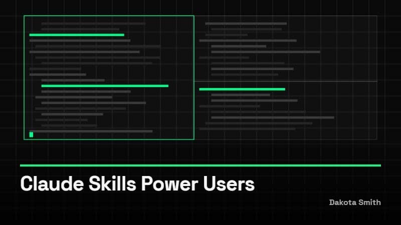 Cover image for Claude Skills for Power Users: Scripts, Teams, and Architecture